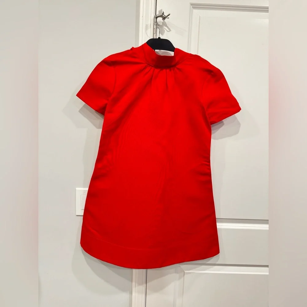 STAUD MINI ILANA DRESS POINSETTIA - Picture 4 of 7
